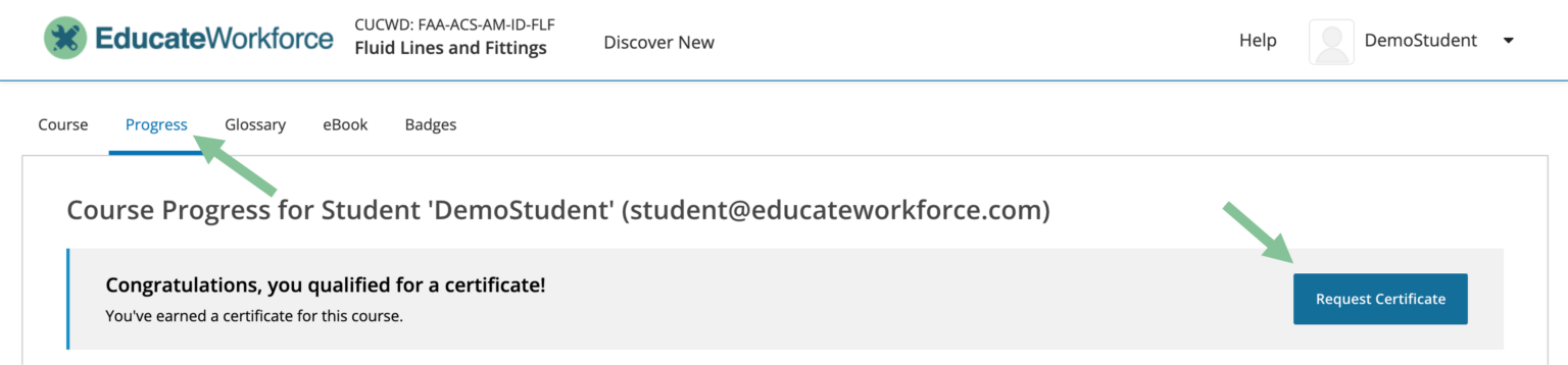 Please Support Their Course Where can I find my course certificate? – SkilRedi Support